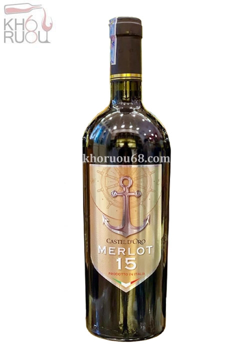 Rượu vang Ý đỏ Castel D'Oro Merlot chính hãng