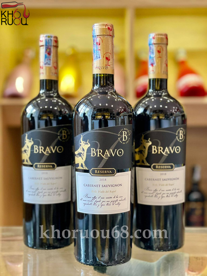 ruou vang chile bravo reserve 1