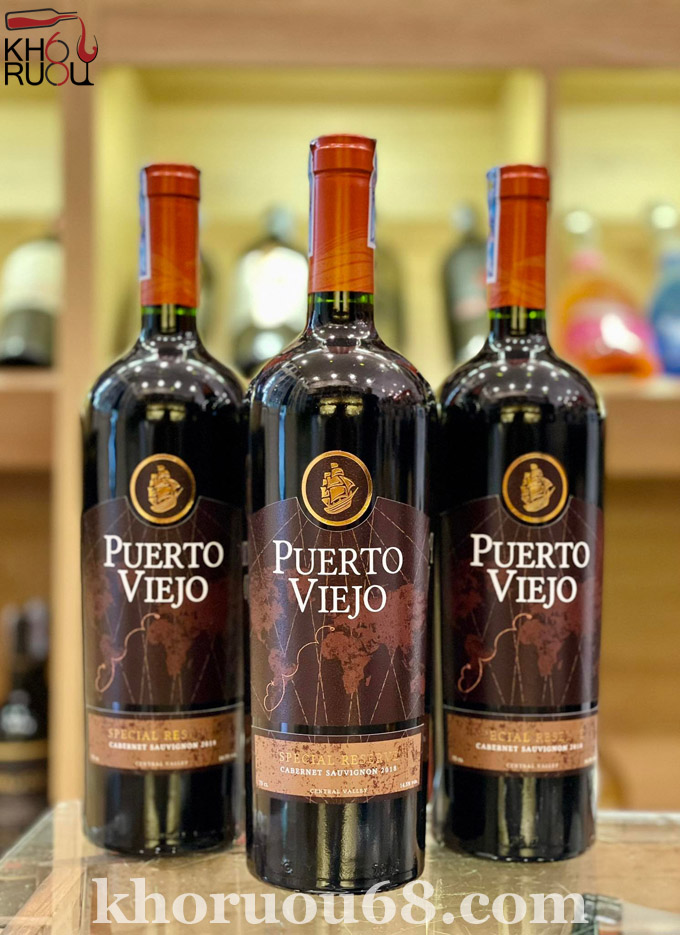 Rượu Vang ChiLe Puerto Viejo Reserva ruou vang chile puerto viejo