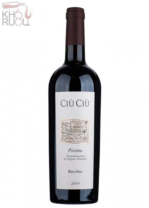 ruou-vang-ciu-ciu-piceno-1 Rượu Vang Ý đỏ Ciu Ciu Piceno Bacchus chính hãng