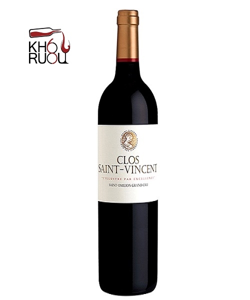Rượu Vang Pháp clos saint vincent Saint Emilion Grand Cru ruou vang clos saint vincent saint emilion grand cru