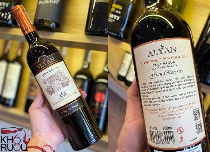 Rượu Vang Chile Alyan Gran Reserva