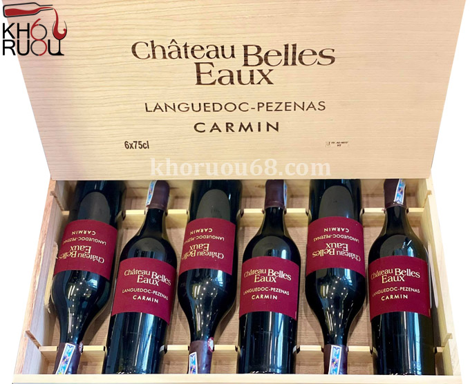 ruou vang do chateau belles eaux 1