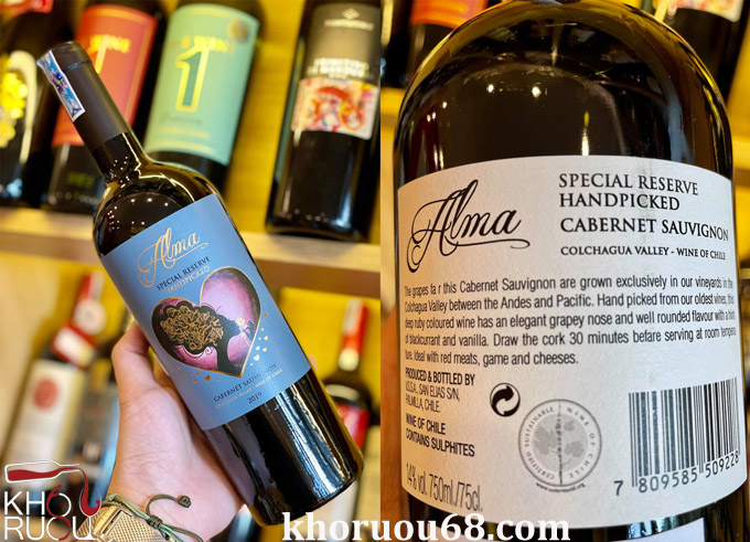 Rượu Vang Đỏ Chile Alma Special Reserve ruou vang do chile alma special reserve 1