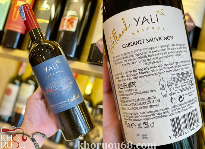 Rượu Vang Chile Yali Reserva Cabernet Sauvignon
