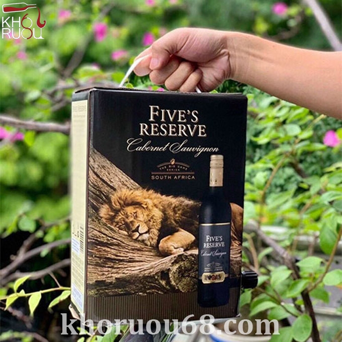 Vang bịch Five’s Reserve Cabernet Sauvignon