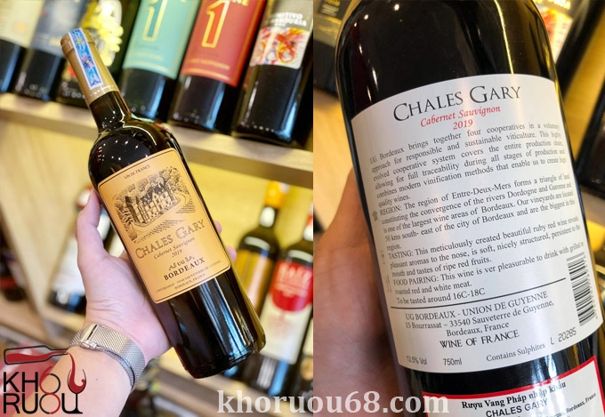 Rượu Vang Pháp Chales Gary