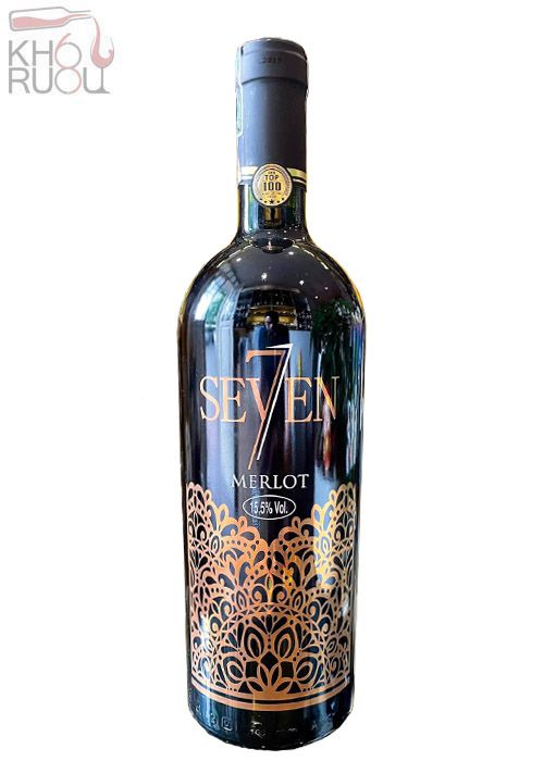 ruou-vang-do-seven-merlot-1 Rượu Vang Ý đỏ 7 Seven Merlot 15,5 Độ chính hãng
