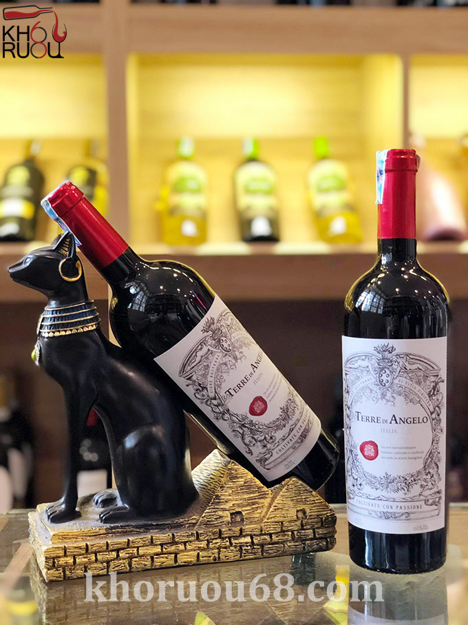 Rượu Vang Ý đỏ Terre Di Angelo nhập khẩu Rượu Vang Ý đỏ Terre Di Angelo nhập khẩu