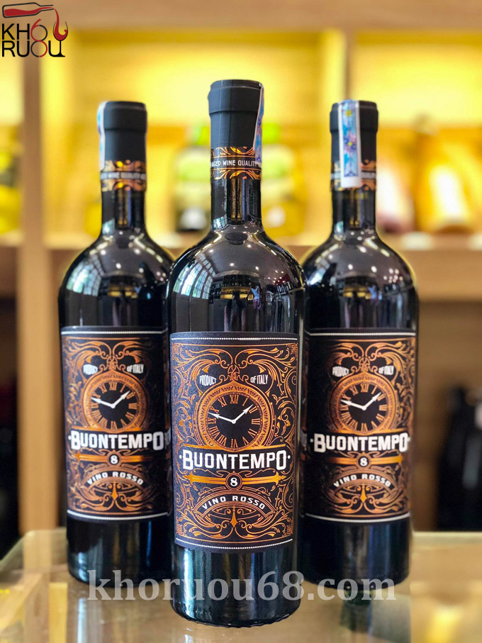 Rượu Vang Ý đỏ Buontempo Vino Rosso nhập khẩu Rượu Vang Ý đỏ Buontempo Vino Rosso nhập khẩu