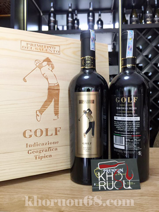 Rượu Vang Ý đỏ GOLF LIMITED quý phái và đầy quyến rũ