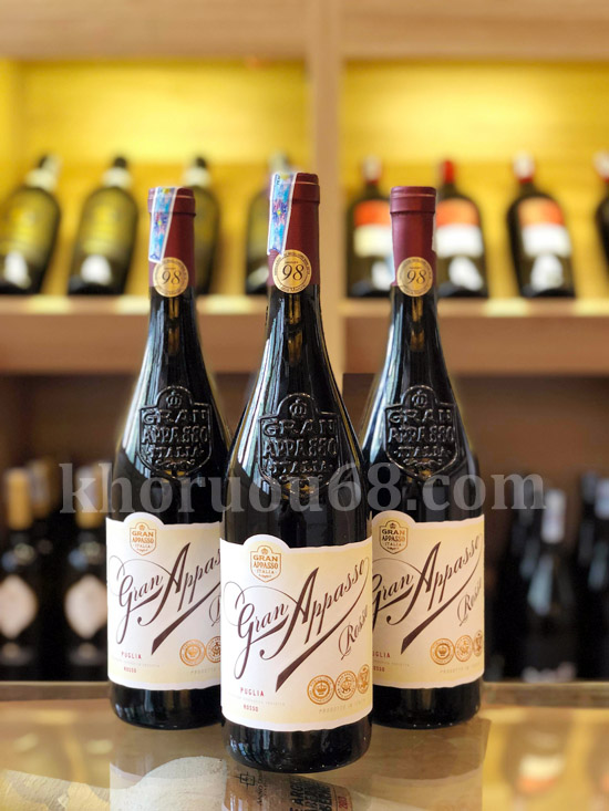 Rượu Vang Ý Gran Appasso Rosso 14,5 Độ Rượu Vang Ý Gran Appasso Rosso 14,5 Độ
