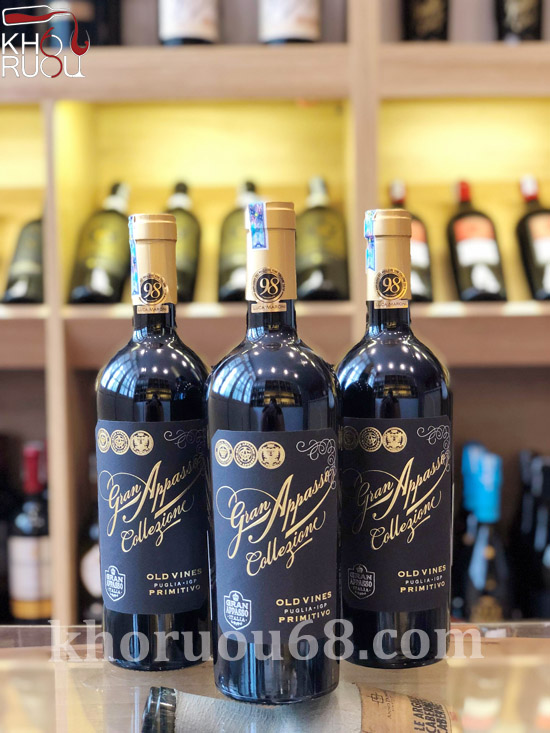 Rượu Vang Ý đỏ Gran Appasso Edizione Old Vines nhập khẩu