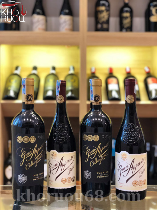 Rượu Vang Ý đỏ Gran Appasso Edizione Old Vines nhập khẩu