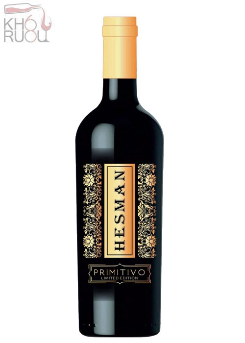 Rượu Vang Ý Hesman Primitivo Limited Edition
