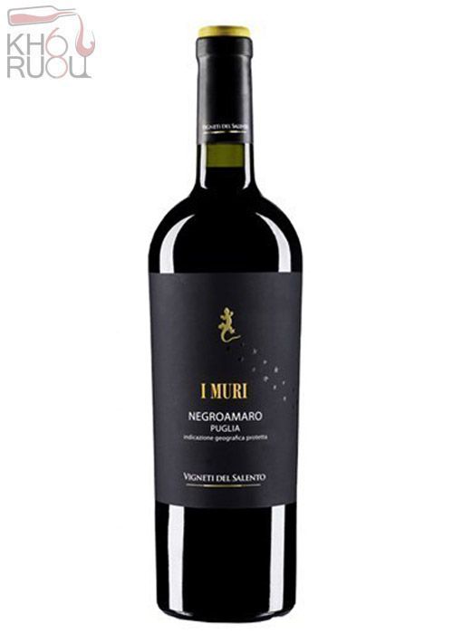 Rượu Vang ý đỏ I MURI Negroamaro nhập khẩu