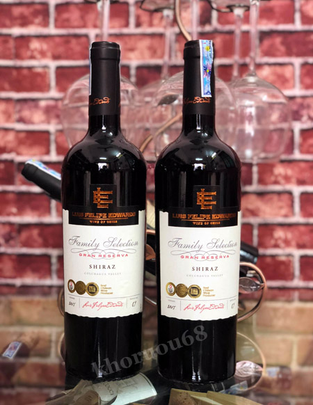 RƯỢU VANG CHILE LUIS FELIPE EDWARDS SHIRAZ NHẬP KHẨU ruou vang luis shiraz