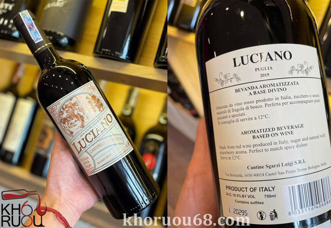 Rượu Vang Ngọt Luciano Rượu Vang Ngọt Luciano