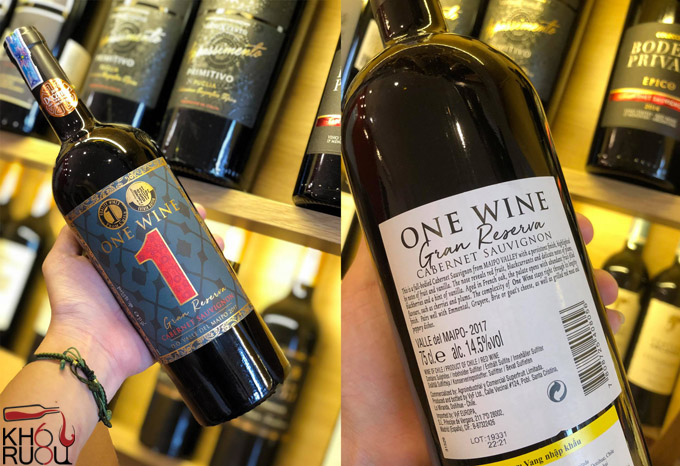 Rượu Vang Chile One Wine Gran Reserva Cabernet Sauvignon ruou vang one wine gran reserva 1