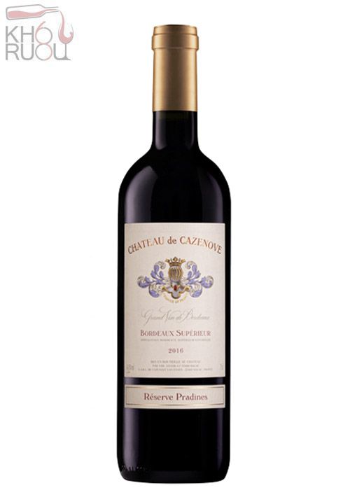 Rượu Vang Pháp Château de Cazenove Réserve Pradines