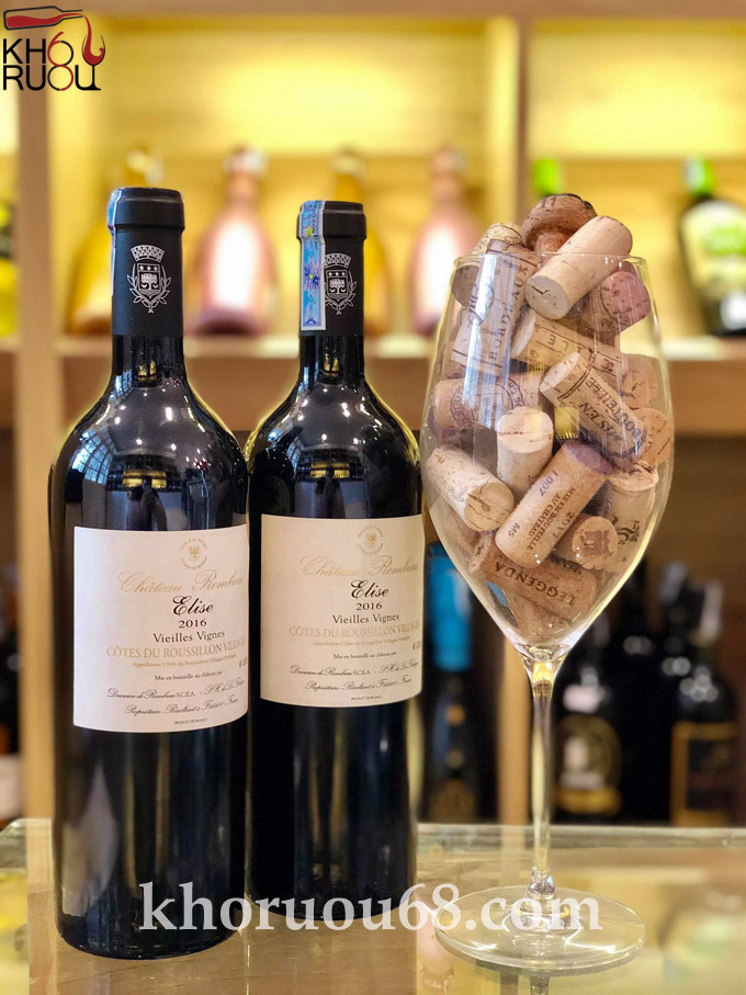Rượu Vang Pháp Chateau Rombeau Elise 16 độ Rượu Vang Pháp Chateau Rombeau Elise 16 độ