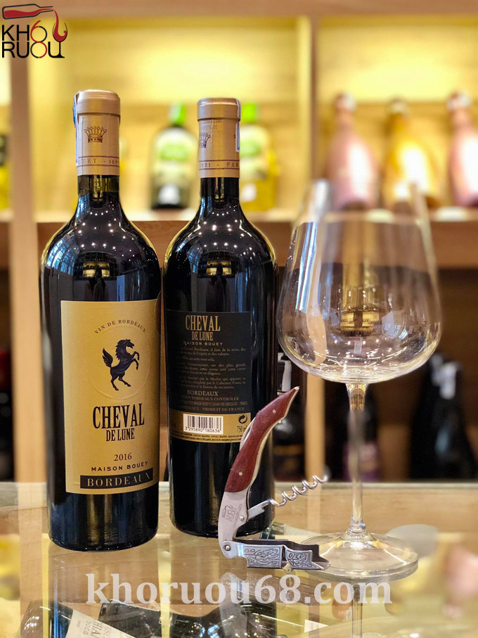 Rượu Vang Pháp Cheval De Lune Maison Bouey Bordeaux Rượu Vang Pháp Cheval De Lune Maison Bouey Bordeaux