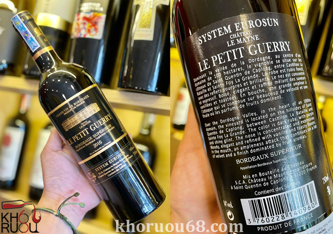 Rượu Vang Pháp LE PETIT GUERRY