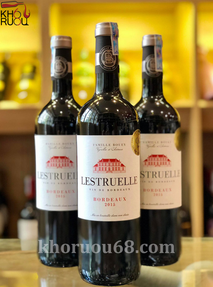 Rượu Vang Pháp Bordeaux Lestruelle 2015