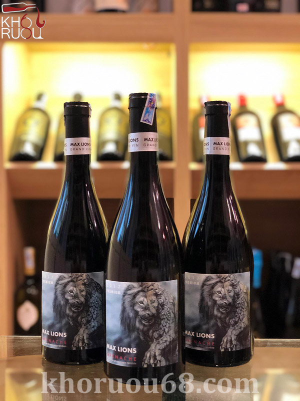 Rượu vang Pháp Max Lions Grenache Pays D’oc( IGP) Rượu vang Pháp Max Lions Grenache Pays D’oc( IGP)