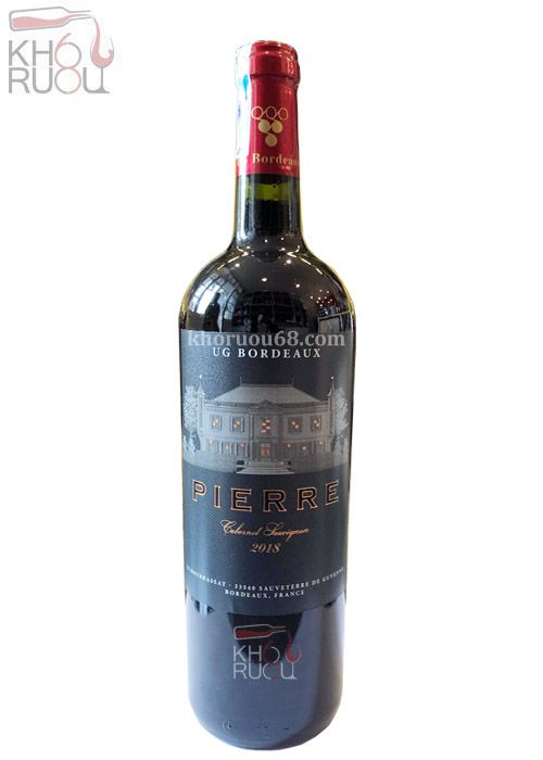 Rượu vang pháp pierre bordeaux cabernet sauvignon