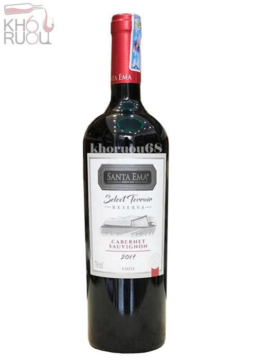 Rượu Vang ChiLe  Santa Ema Select Terroir Reserva