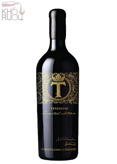 Rượu vang ý đỏ Tenebroso Limited Edition cính hãng
