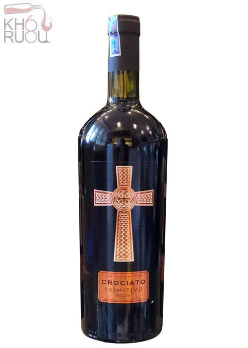 Rượu vang Ý đỏ Crociato Primitivo 18 độ nhập khẩu