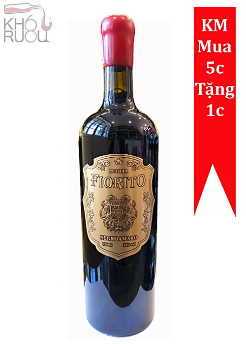 Rượu Vang Ý đỏ Fiorito Negroamaro nhập khẩu