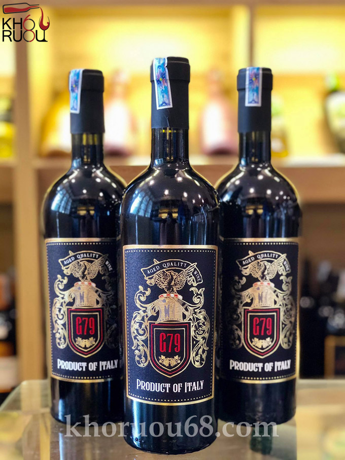 Rượu Vang Ý đỏ G79 Vino Rosso chính hãng Rượu Vang Ý đỏ G79 Vino Rosso chính hãng
