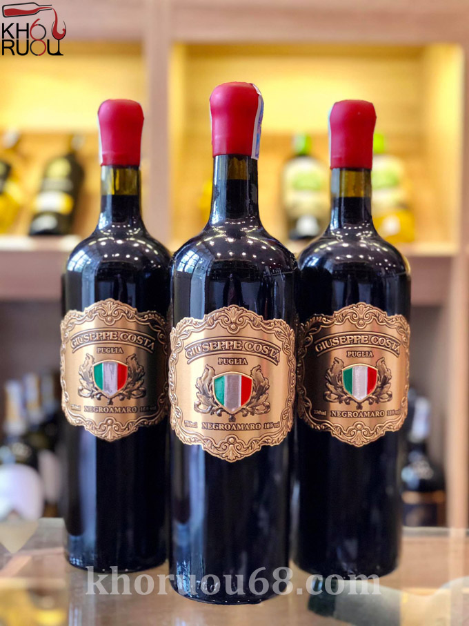 Rượu Vang Giuseppe Costa Negroamaro Rượu Vang Ý Giuseppe Costa Negroamaro