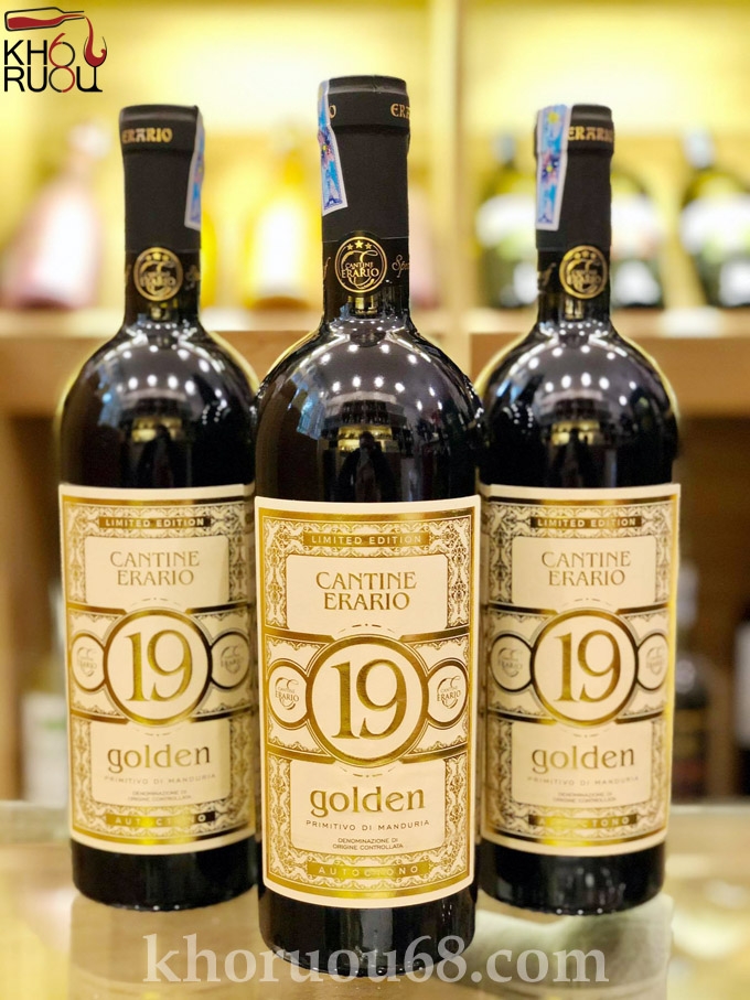 Rượu Vang Cantine Erario Golden 19 độ