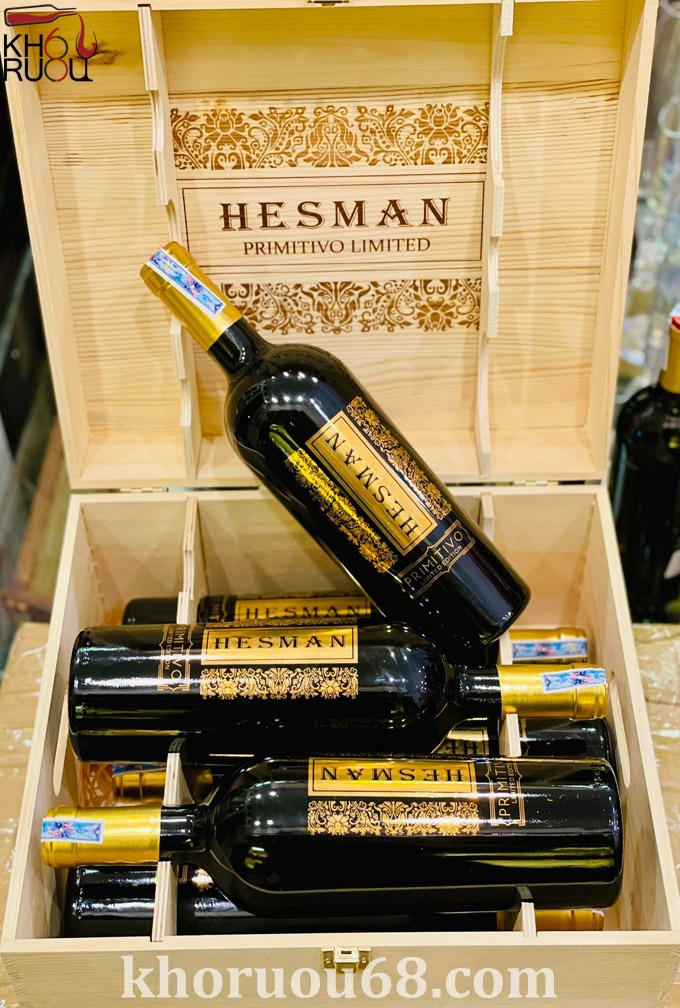 Rượu Vang Ý Hesman Primitivo Limited Edition