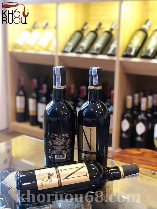 Rượu Vang Ý đỏ N NERO DI TROIA Giá Tốt chính hãng