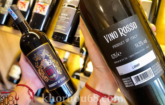Rượu Vang Ý đỏ G79 Vino Rosso chính hãng Rượu Vang Ý đỏ G79 Vino Rosso chính hãng
