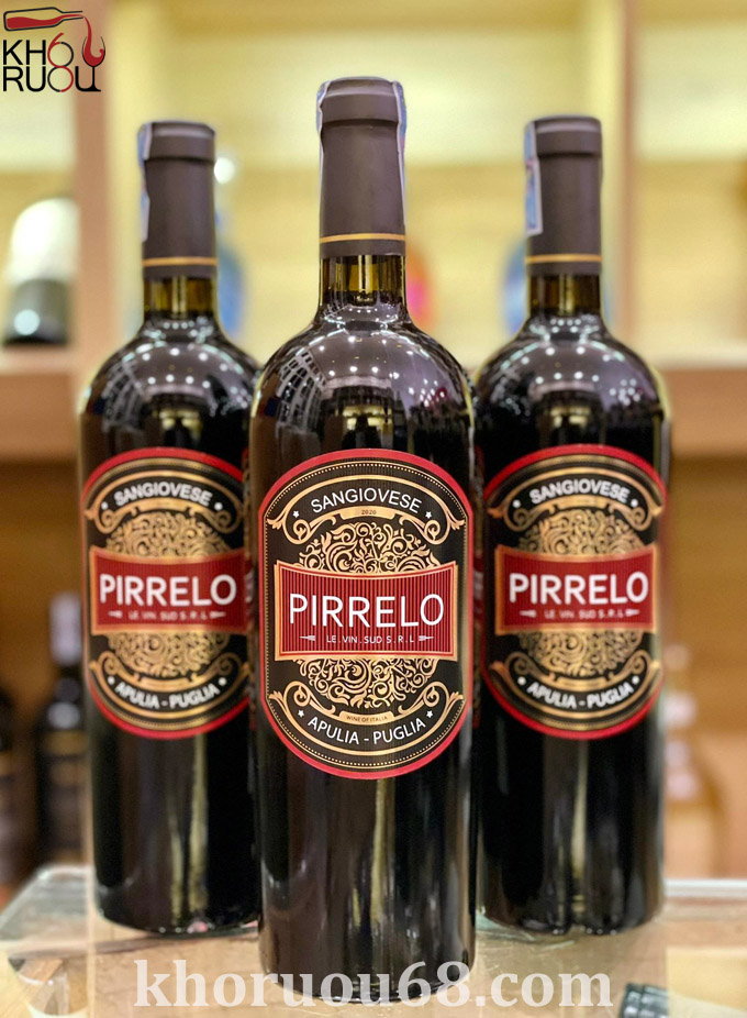 Rượu vang Pirrelo Puglia Rượu vang Pirrelo Puglia