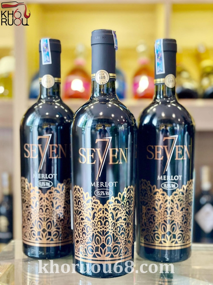 ruou-vang-y-seven-merlot Rượu Vang Ý 7 Seven Merlot 15,5 Độ