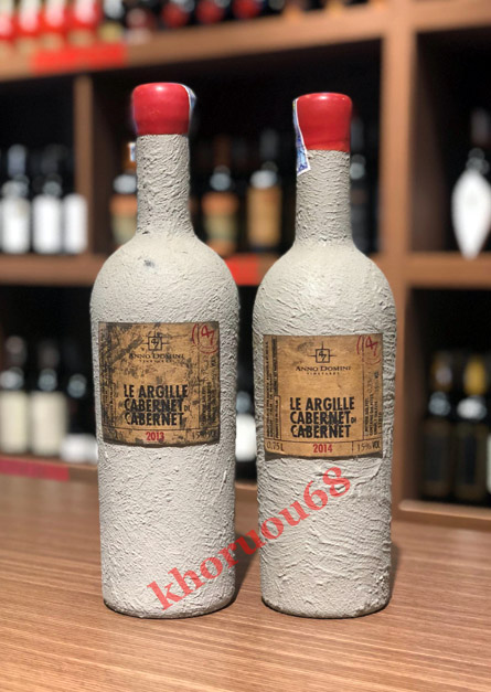 Rượu Vang ý đỏ Xi Măng Le Argille Cabernet Di Cabernet nhập khẩu