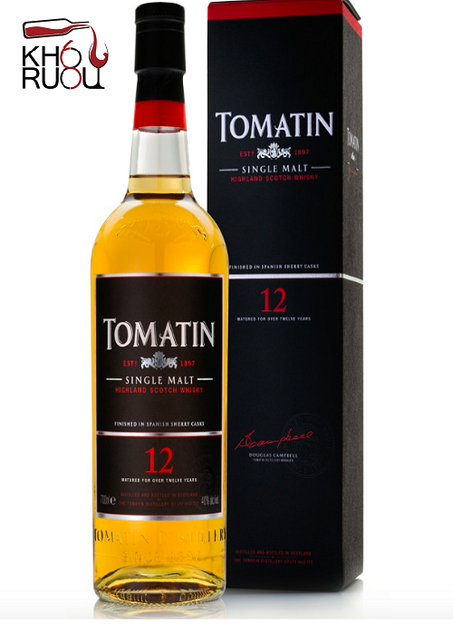 Rượu Whisky Tomatin 12 YO