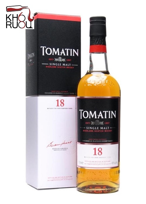 Rượu Whisky Tomatin 18 YO ruou whisky tomatin 18 yo