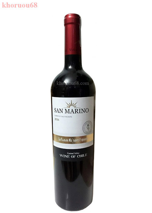 Rượu Vang Đỏ ChiLe - SAN MARINO nhập khẩu sanmrio
