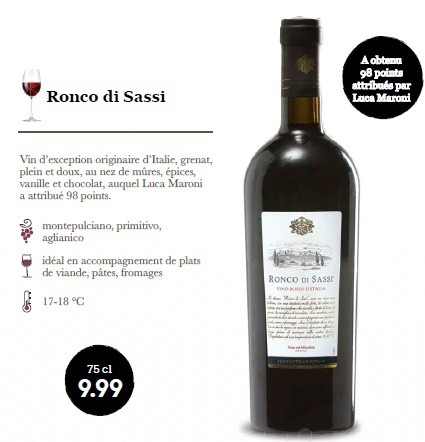Rượu Vang Ý RONCO DI SASSI 98 Rượu Vang Ý RONCO DI SASSI 98