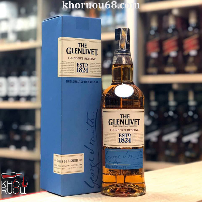 Rượu Glenlivet 1824 Xanh