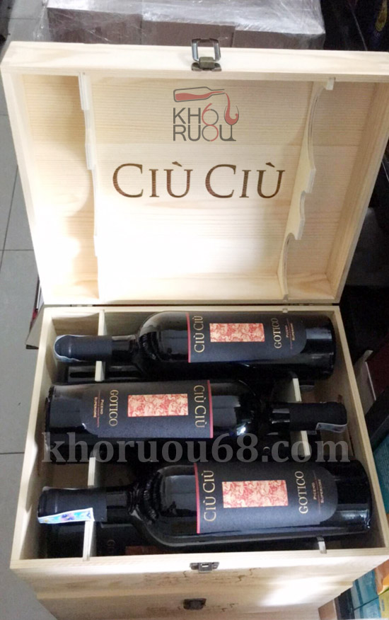 Rượu Vang Ý đỏ CIU CIU GOTICO Rượu ngon, giá tốt