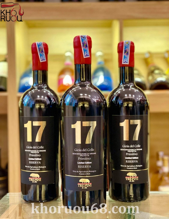 Rượu vang 17 Trepini Primitivo Limited Rượu vang 17 Trepini Primitivo Limited